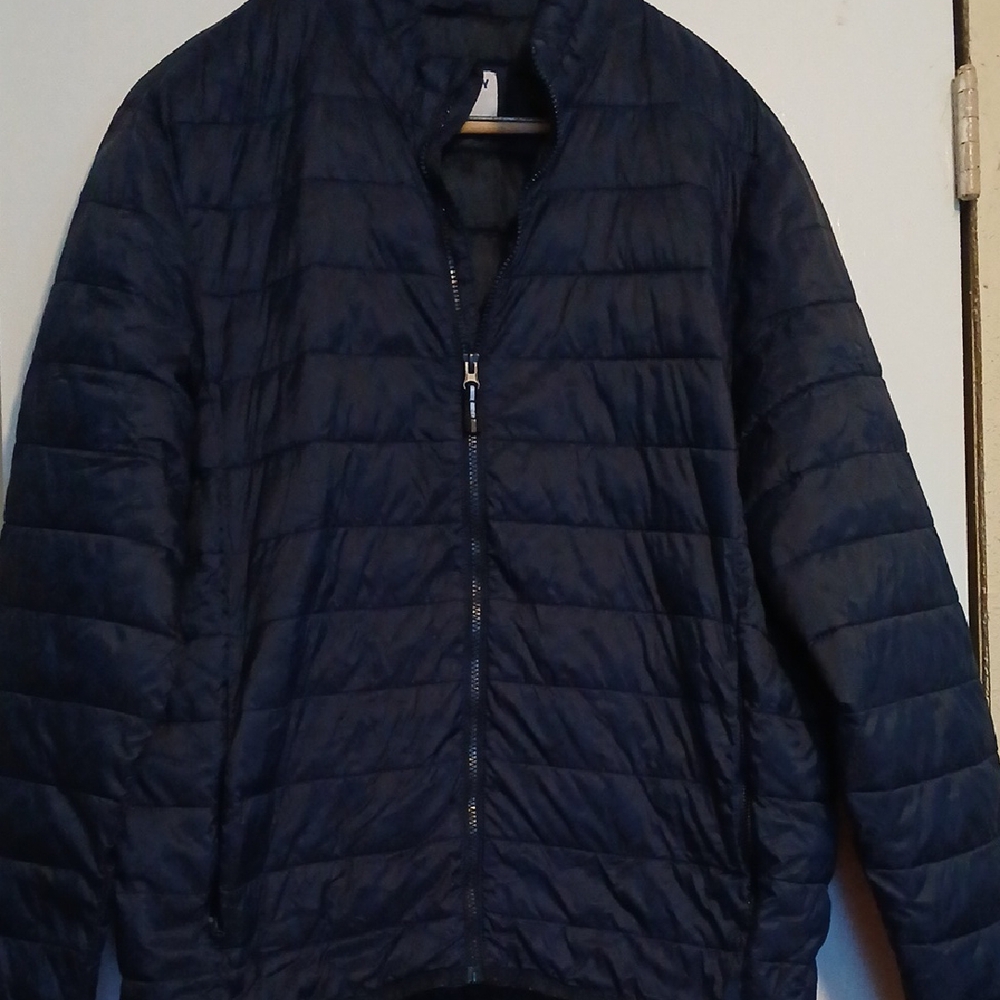 Old Navy Blue Puffer Jacket Mens XL